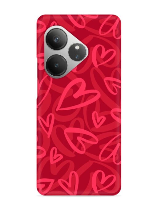 Seamless Romantic Pattern Snap Case for Realme Gt 6