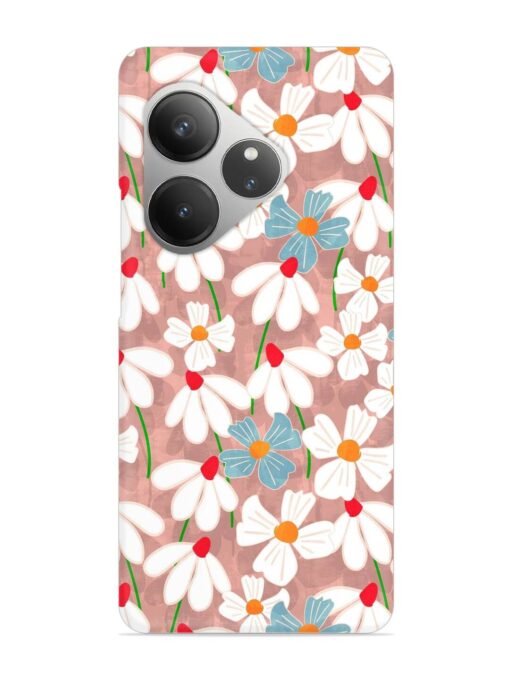 Abstract Petal Flowers Snap Case for Realme Gt 6