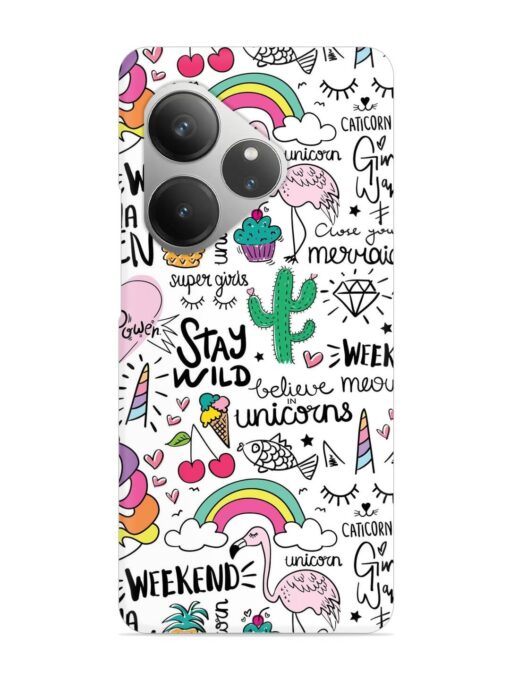 Unicorn Ice Cream Snap Case for Realme Gt 6