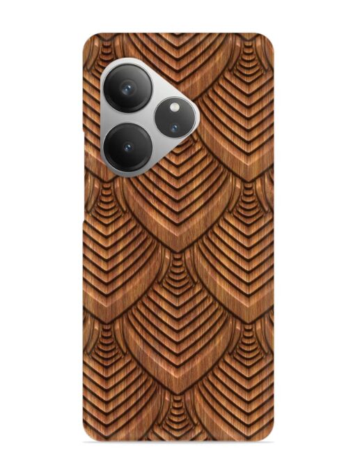 Carved Pattern On Snap Case for Realme Gt 6