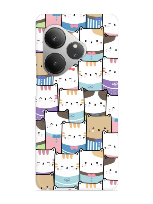 Cute Adorable Cat Snap Case for Realme Gt 6