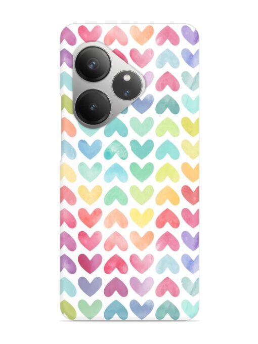 Seamless Colorful Watercolor Snap Case for Realme Gt 6