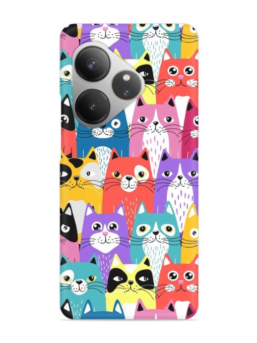 Funny Cartoon Cats Snap Case for Realme Gt 6