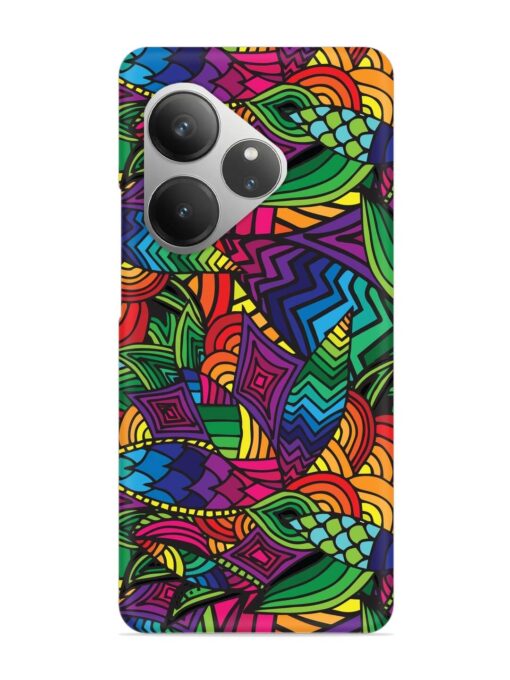 Abstract Multicolor Seamless Snap Case for Realme Gt 6