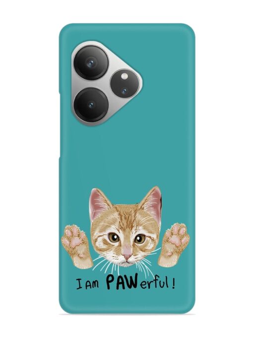 Typography Slogan Cat Snap Case for Realme Gt 6