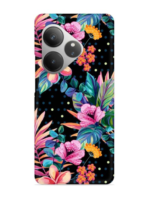 Seamless Floral Pattern Snap Case for Realme Gt 6