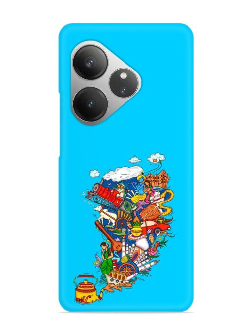 Vector Design Indian Snap Case for Realme Gt 6