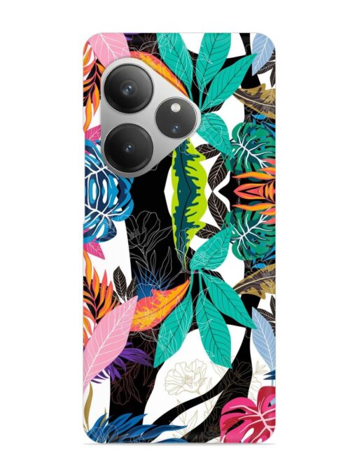 Floral Pattern Bright Snap Case for Realme Gt 6