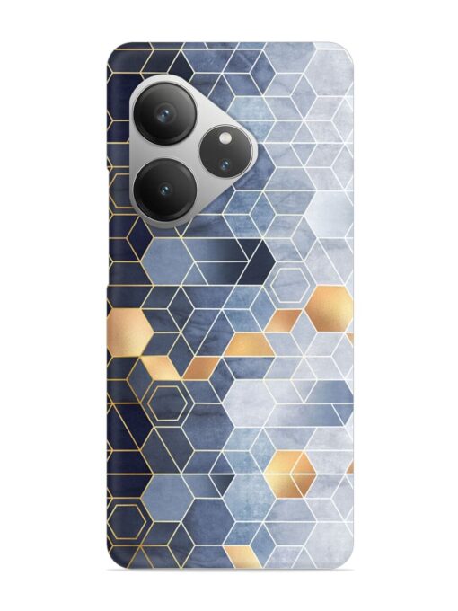 Geometric Abstraction Hexagons Snap Case for Realme Gt 6