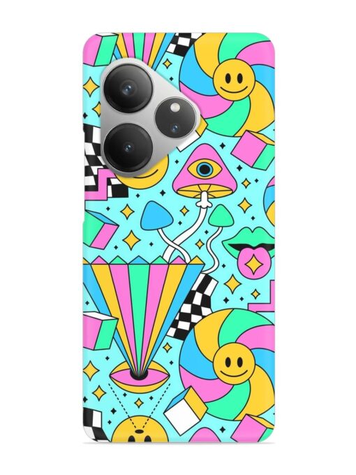 Trippy Rainbow 60S Snap Case for Realme Gt 6