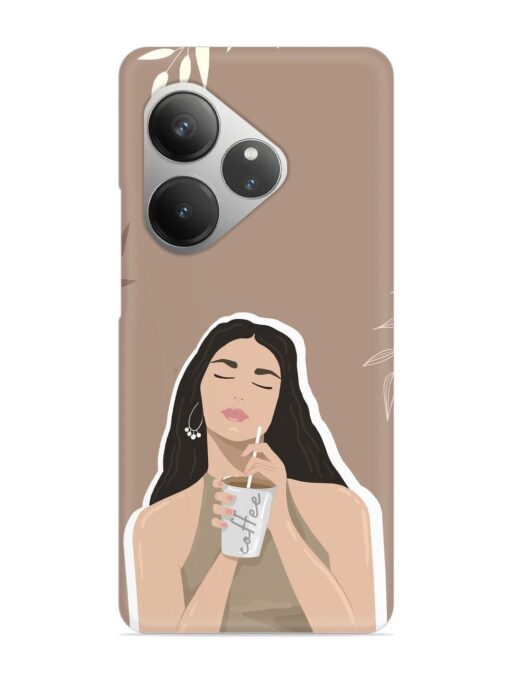 Girl With Coffee Snap Case for Realme Gt 6