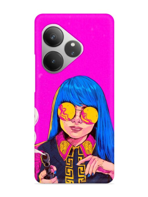 Aesthetic Anime Girl Snap Case for Realme Gt 6