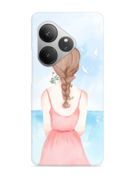 Watercolor Girl Vector Snap Case for Realme Gt 6