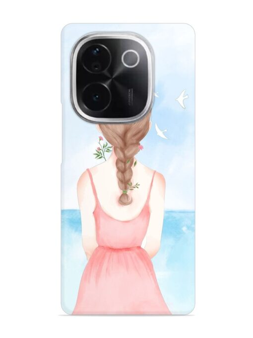 Watercolor Girl Vector Snap Case for Vivo T3 Pro (5G)