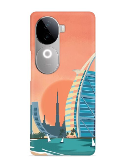 Dubai Architectural Scenery Snap Case for Vivo V40E (5G)