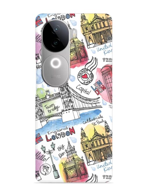 Vector London Landmark Snap Case for Vivo V40E (5G)