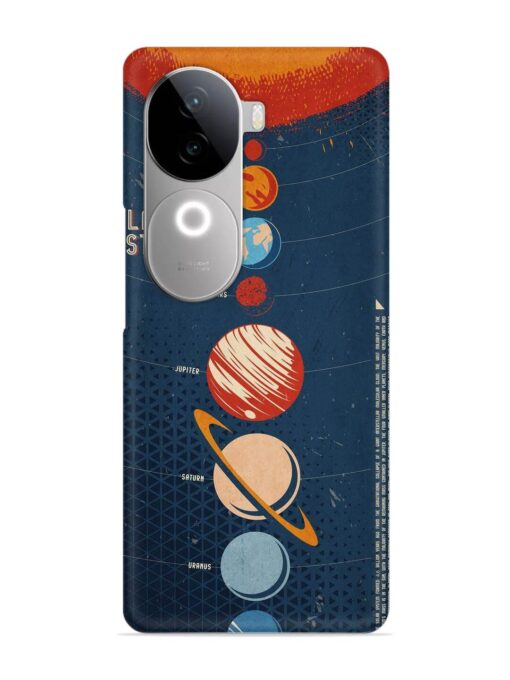 Solar System Vector Snap Case for Vivo V40E (5G)