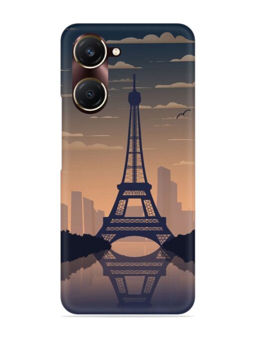 France Paris Eiffel Tower Gradient Snap Case for Vivo Y18T