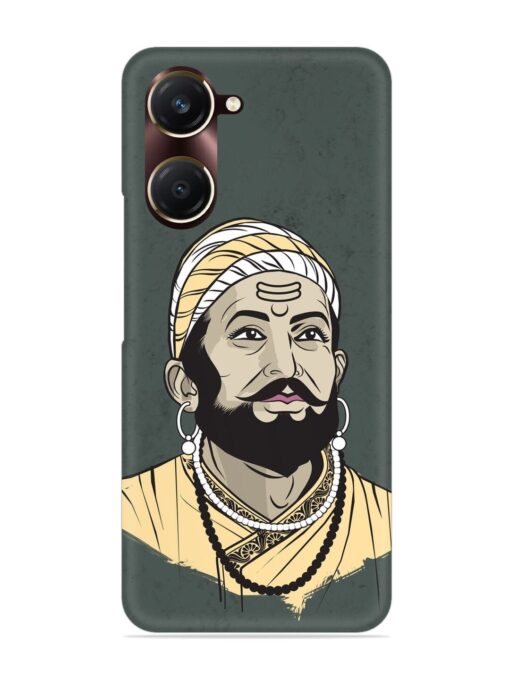 Shivaji Maharaj Vector Art Snap Case for Vivo Y18T