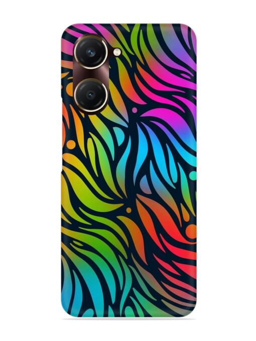 Abstract Leaf Design Snap Case for Vivo Y18T