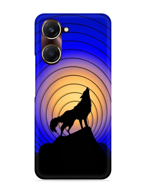 Fox Roaring Design Snap Case for Vivo Y18T