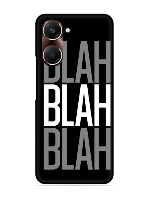 Blah Blah Blah Wallpaper Snap Case for Vivo Y18T