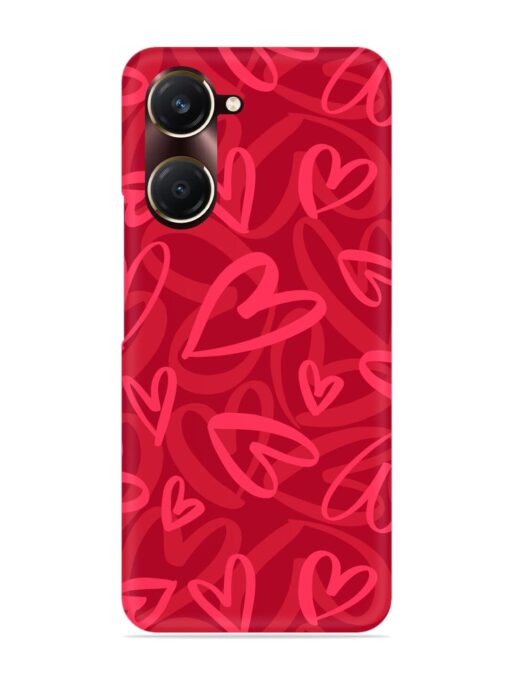 Seamless Romantic Pattern Snap Case for Vivo Y18T