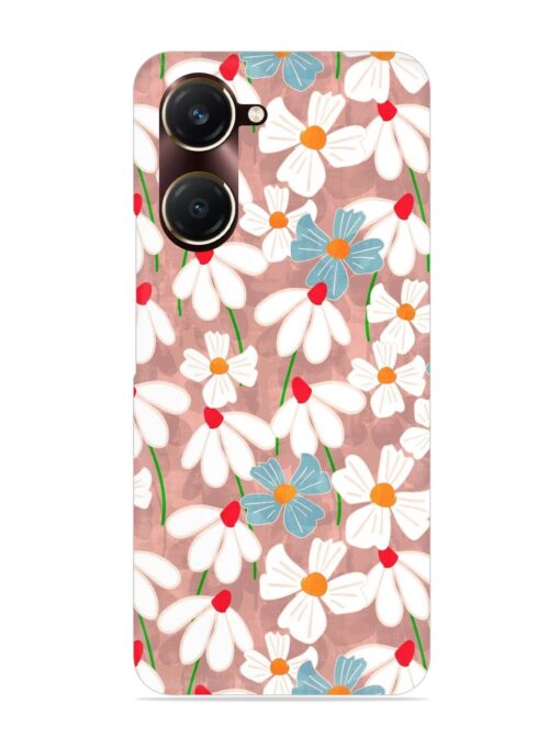 Abstract Petal Flowers Snap Case for Vivo Y18T