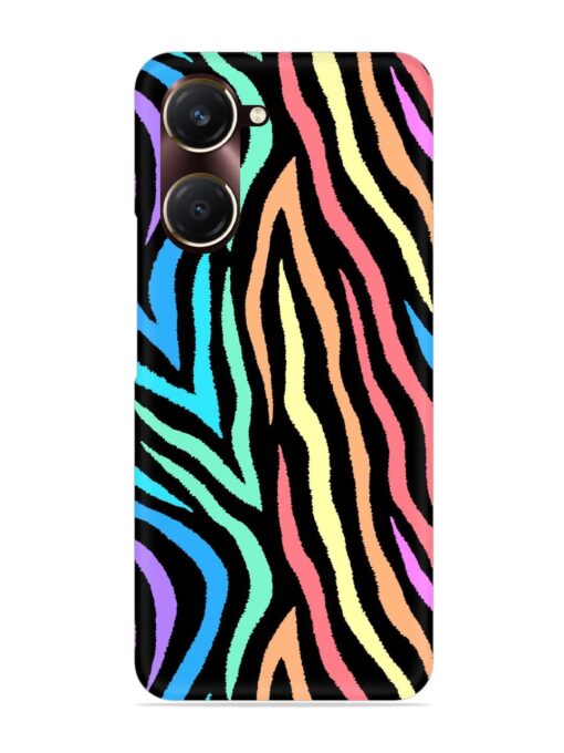 Colorful Abstract Zebra Snap Case for Vivo Y18T