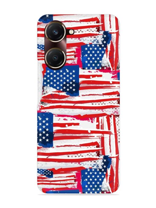 Usa Flag Seamless Snap Case for Vivo Y18T