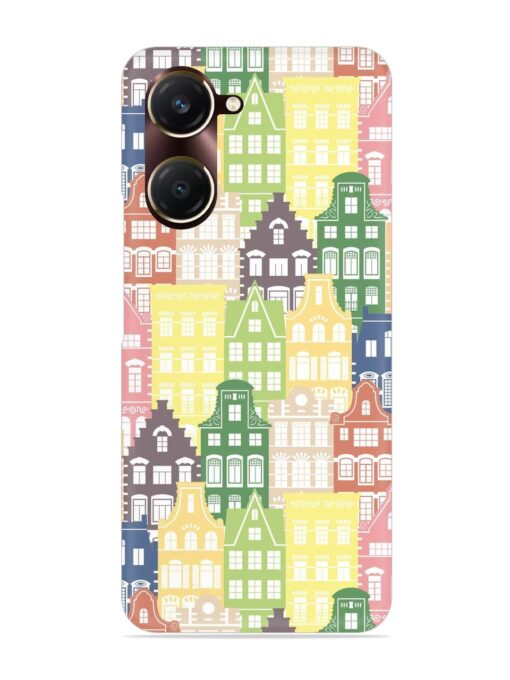 Seamless Shapes Pattern Snap Case for Vivo Y18T