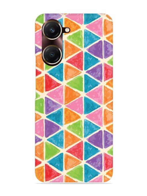 Seamless Colorful Isometric Snap Case for Vivo Y18T