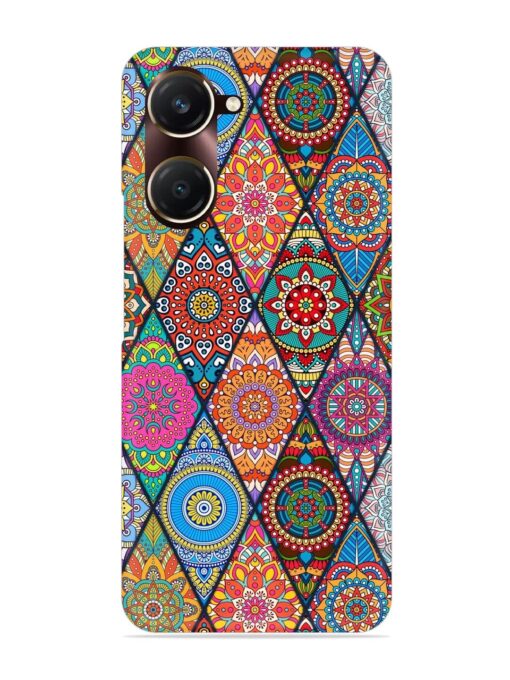 Seamless Tile Pattern Snap Case for Vivo Y18T