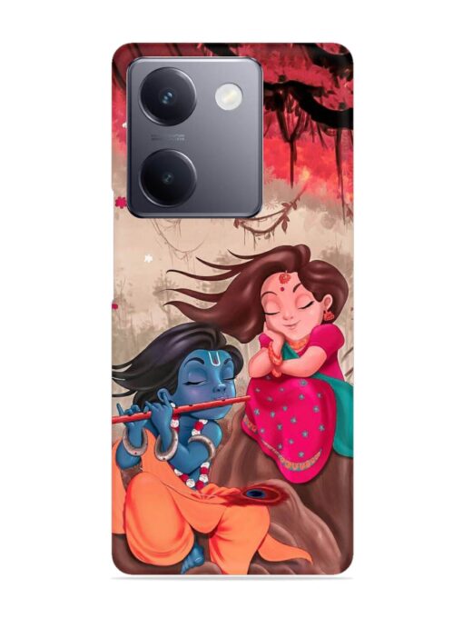 Radhe Krishna Water Art Snap Case for Vivo Y300 Plus (5G)