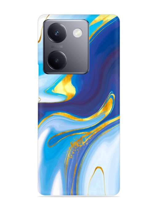 Watercolor Background With Golden Foil Snap Case for Vivo Y300 Plus (5G)