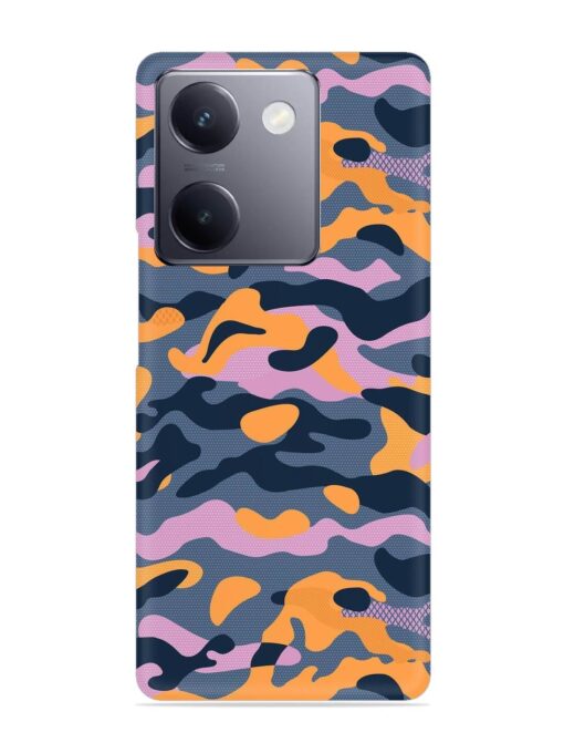 Camouflage Army Military English Orange Art Snap Case for Vivo Y300 Plus (5G)