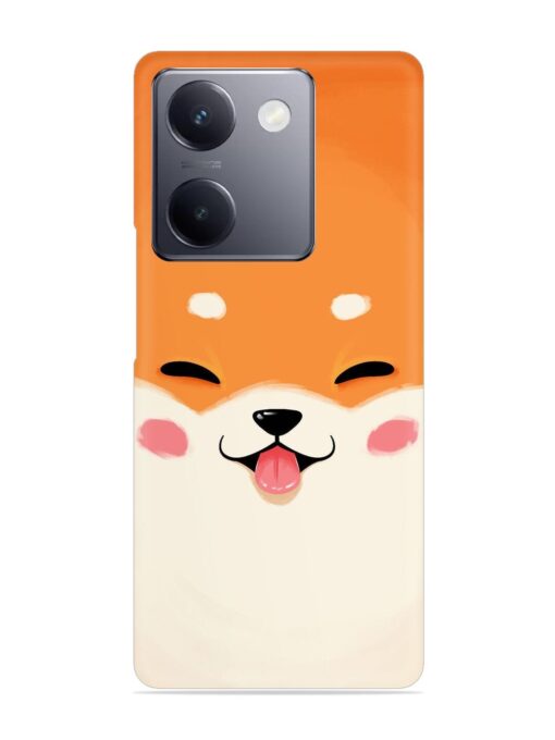 Cute Dog Face Vector Snap Case for Vivo Y300 Plus (5G)