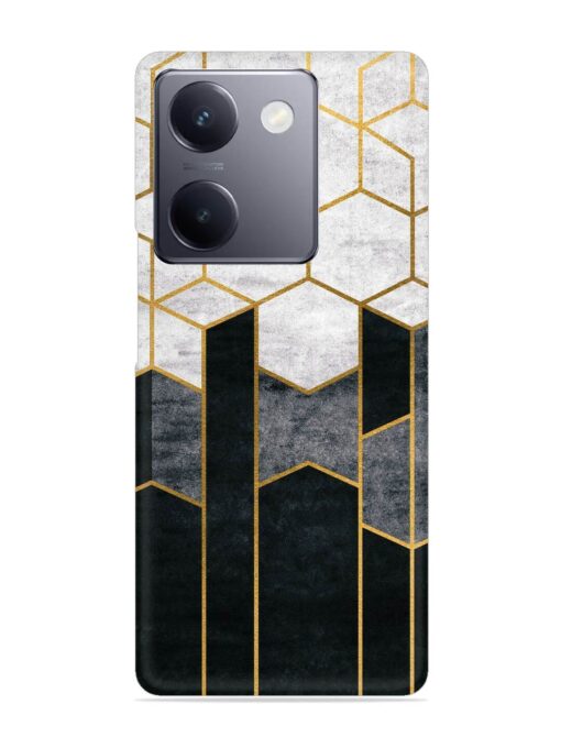 Cube Marble Art Snap Case for Vivo Y300 Plus (5G)