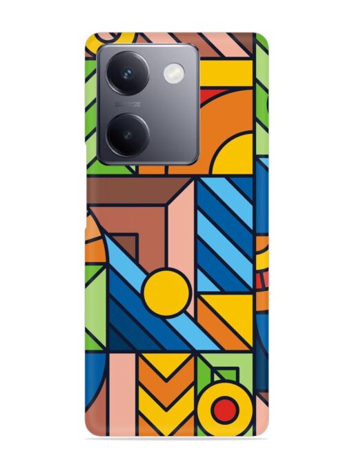 Colorful Geometric Snap Case for Vivo Y300 Plus (5G)