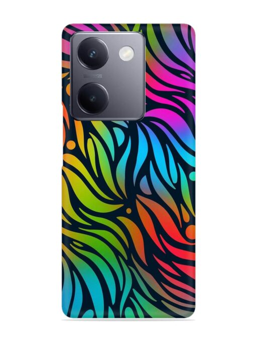 Abstract Leaf Design Snap Case for Vivo Y300 Plus (5G)