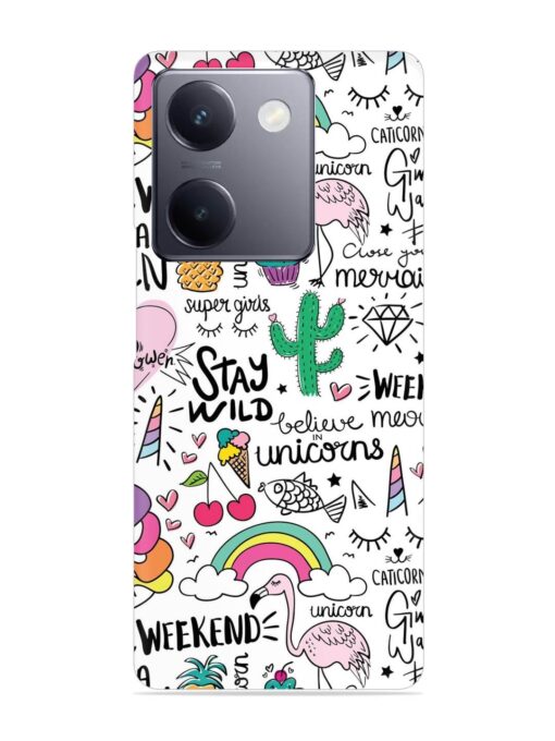 Unicorn Ice Cream Snap Case for Vivo Y300 Plus (5G)