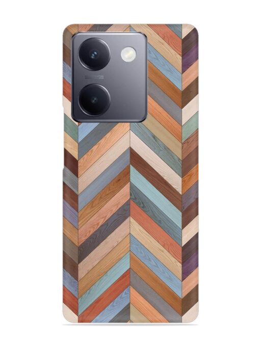 Seamless Wood Parquet Snap Case for Vivo Y300 Plus (5G)