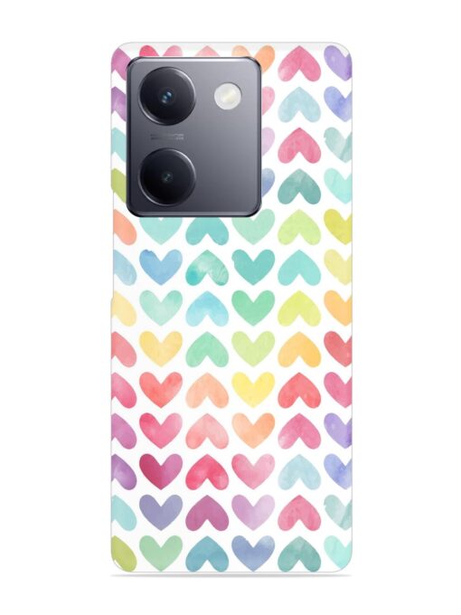 Seamless Colorful Watercolor Snap Case for Vivo Y300 Plus (5G)