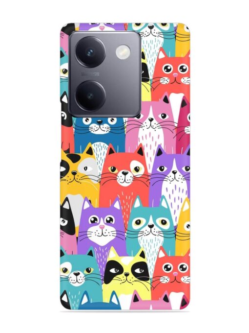 Funny Cartoon Cats Snap Case for Vivo Y300 Plus (5G)