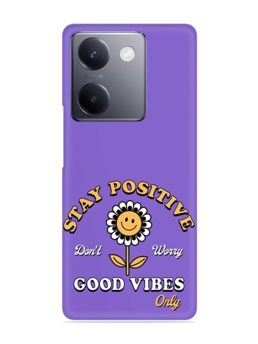 Retro Positive Flower Snap Case for Vivo Y300 Plus (5G)