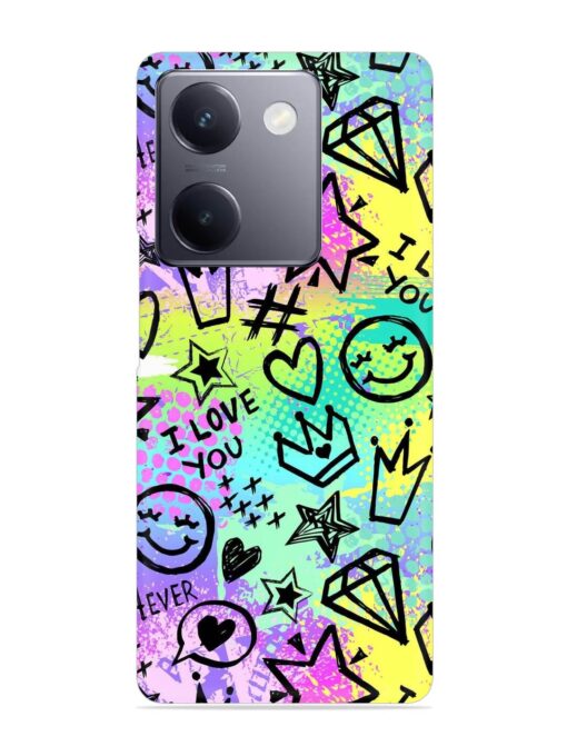 Bright Seamless Pattern Snap Case for Vivo Y300 Plus (5G)