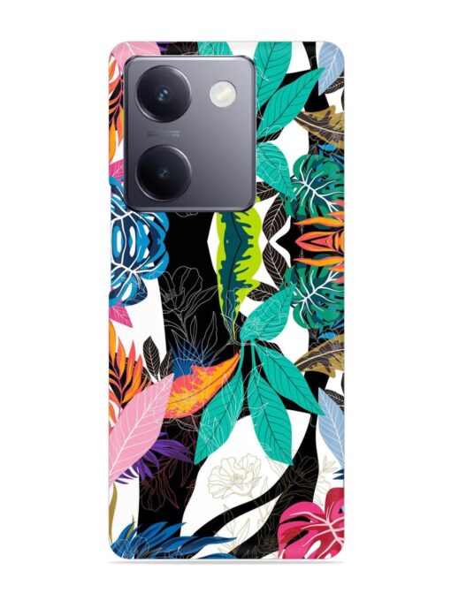 Floral Pattern Bright Snap Case for Vivo Y300 Plus (5G)