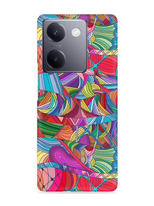 Seamless Patterns Hand Drawn Snap Case for Vivo Y300 Plus (5G)