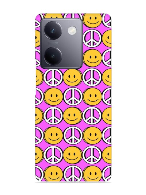 Smiley Face Peace Snap Case for Vivo Y300 Plus (5G)