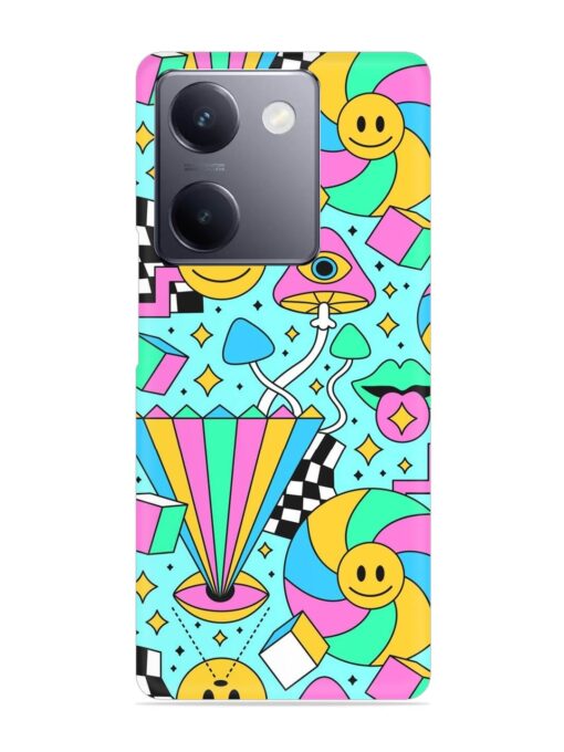 Trippy Rainbow 60S Snap Case for Vivo Y300 Plus (5G)